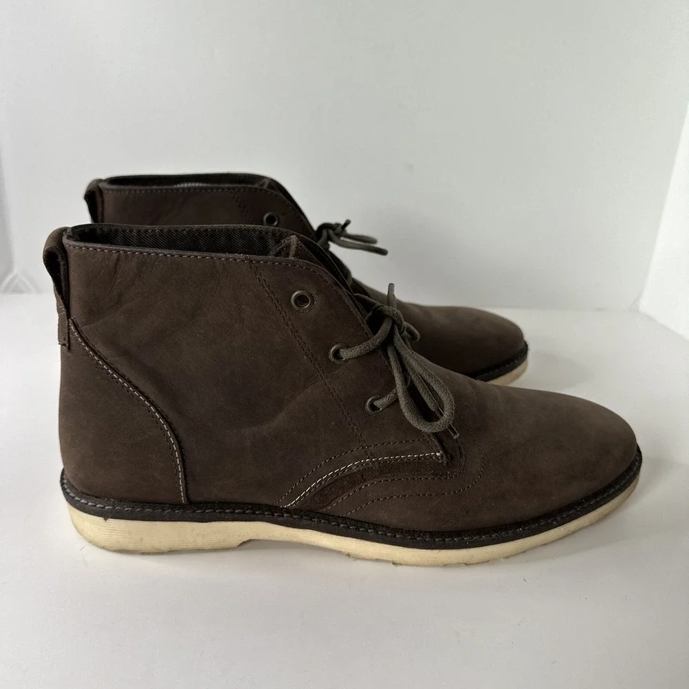 Crevo Memory Foam‎ Cray 200 Low Chukka Boot Brown Men's Size 10.5 VERY GOOD